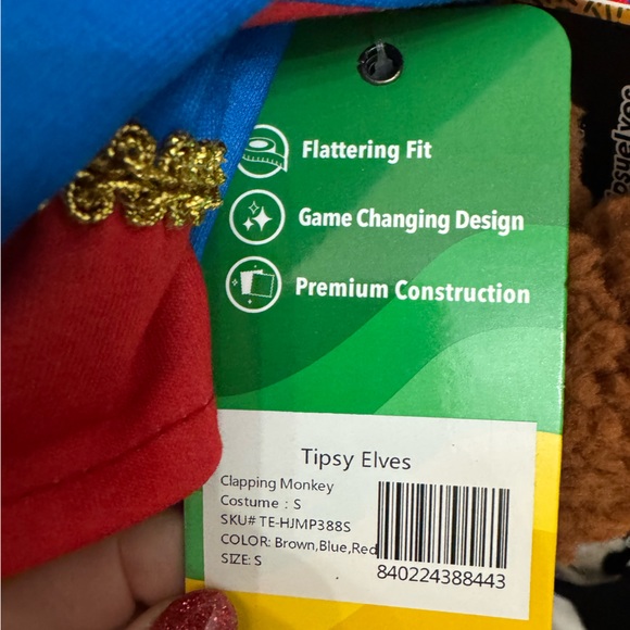 Tipsy Elves Clapping Monkey COSTUME - Small NWT - Picture 5 of 6